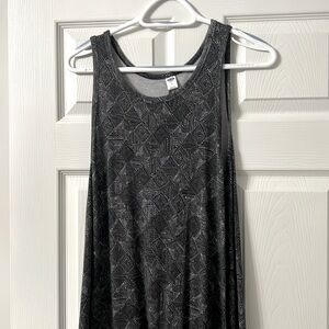 Old Navy sun dress. Sleeveless. Size Medium. Black pattern